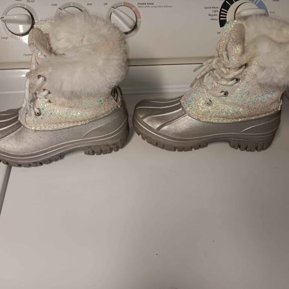Childrens London fog glitter boots size 13 - Picture 3 of 8